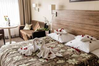 Отель Hotel La Siesta & Medical Spa Ястшембя-Гура Двухместный номер Делюкс с 1 кроватью и собственной ванной комнатой-1